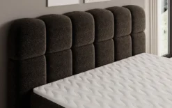 Boxspringbett Tilde in Strukturstoff mit Stauraum