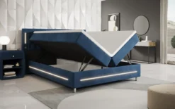 Boxspringbett Tino mit RGB, USB und Stauraum