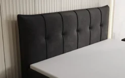 Boxspringbett Treviso mit Stauraum in Samt