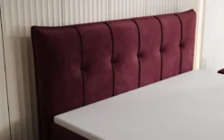 Boxspringbett Treviso mit Stauraum in Samt