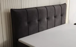 Boxspringbett Treviso mit Stauraum in Samt