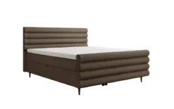 Boxspringbett Tubo in Strukturstoff mit Stauraum