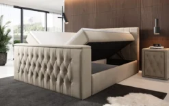 Boxspringbett Velano mit TV Lift und Stauraum