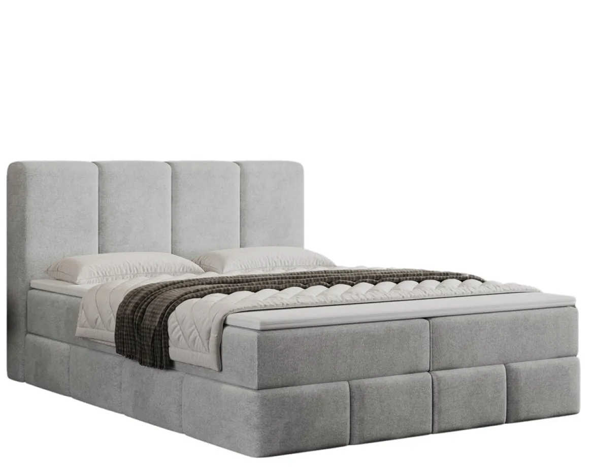 Boxspringbett Venedig Samt mit Stauraum