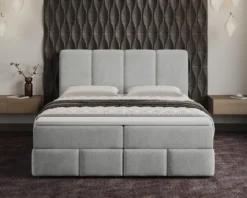 Boxspringbett Venedig Samt mit Stauraum