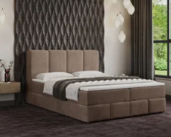 Boxspringbett Venedig Samt mit Stauraum
