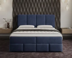 Boxspringbett Venedig Samt mit Stauraum