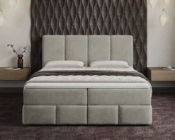Boxspringbett Venedig Samt mit Stauraum
