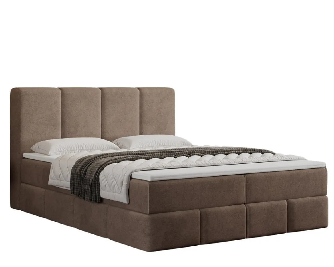 Boxspringbett Venedig Samt mit Stauraum