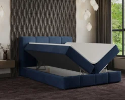 Boxspringbett Venedig Samt mit Stauraum