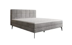 Boxspringbett Vera in Cord mit hohen Füßen