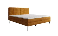 Boxspringbett Vera in Cord mit hohen Füßen