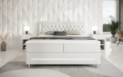 Boxspringbett Verdino mit RGB, USB und Stauraum