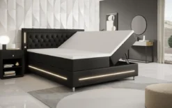 Boxspringbett Verdino mit RGB, USB und Stauraum