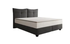 Boxspringbett Veyora in Bouclé