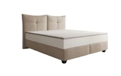 Boxspringbett Veyora in Bouclé
