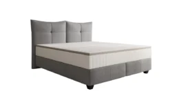 Boxspringbett Veyora in Bouclé