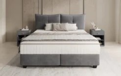 Boxspringbett Veyora in Samt