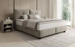 Boxspringbett Veyora in Samt