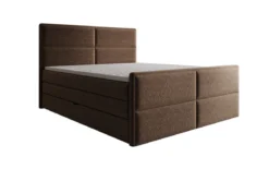 Boxspringbett Viola in Strukturstoff mit Stauraum