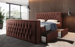 Boxspringbett Vulnero mit TV Lift und Stauraum (2 Schubladen)