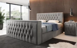 Boxspringbett Vulnero mit TV Lift und Stauraum (2 Schubladen)