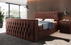 Boxspringbett Vulnero mit TV Lift und Stauraum (2 Schubladen)