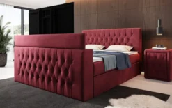 Boxspringbett Vulnero mit TV Lift und Stauraum (2 Schubladen)