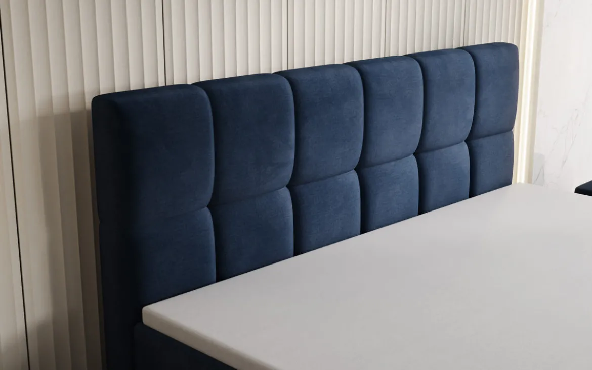 Boxspringbett Windsor mit Stauraum in Samt