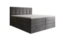 Boxspringbett Windsor mit Stauraum in Samt