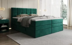 Boxspringbett Windsor mit Stauraum in Samt
