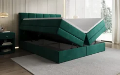 Boxspringbett Windsor mit Stauraum in Samt