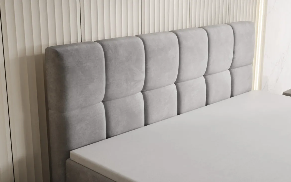 Boxspringbett Windsor mit Stauraum in Samt