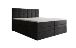 Boxspringbett Windsor mit Stauraum in Samt