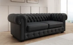 Chesterfield Royal 3+2+1 Sofa Set in Echtleder