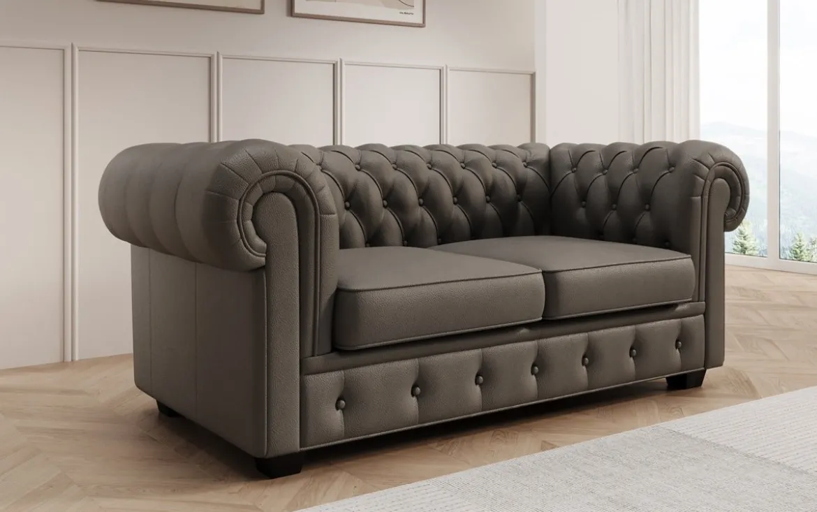 Chesterfield Royal 3+2+1 Sofa Set in Echtleder