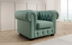 Chesterfield Royal 3+2+1 Sofa Set in Echtleder