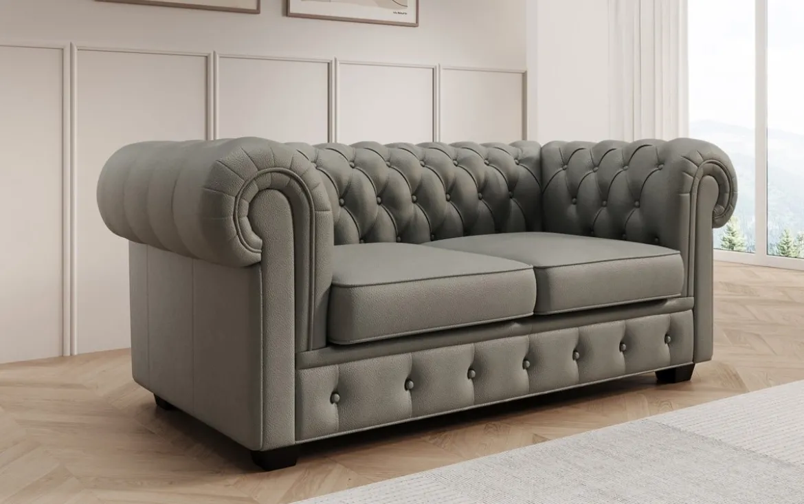 Chesterfield Royal 3+2+1 Sofa Set in Echtleder