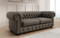 Chesterfield Royal 3+2+1 Sofa Set in Echtleder