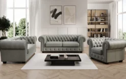 Chesterfield Sessel Royal in Echtleder