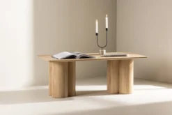 Couchtisch Aerona - in Holzoptik