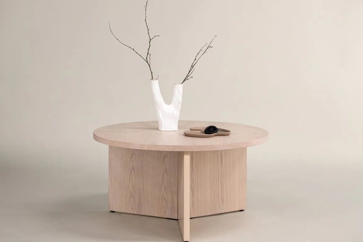 Couchtisch Allan - mit Holzoptik