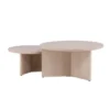 Couchtisch Allan Set - 2 Tische mit Holzoptik