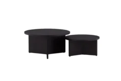 Couchtisch Allan Set - 2 Tische mit Holzoptik