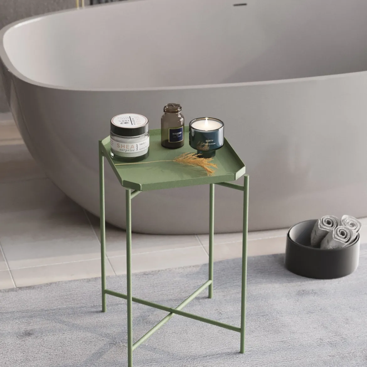 Couchtisch Arvello – Schlichtes Metalldesign in 3 Farben verfügbar