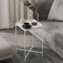 Couchtisch Arvello – Schlichtes Metalldesign in 3 Farben verfügbar