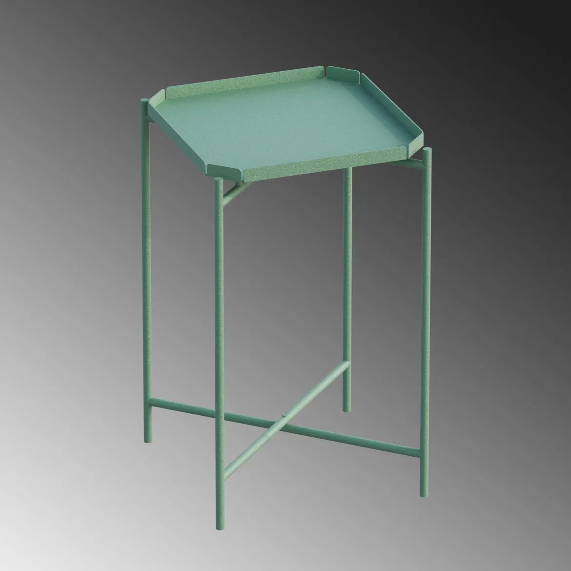 Couchtisch Arvello – Schlichtes Metalldesign in 3 Farben verfügbar