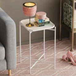 Couchtisch Arvello – Schlichtes Metalldesign in 3 Farben verfügbar