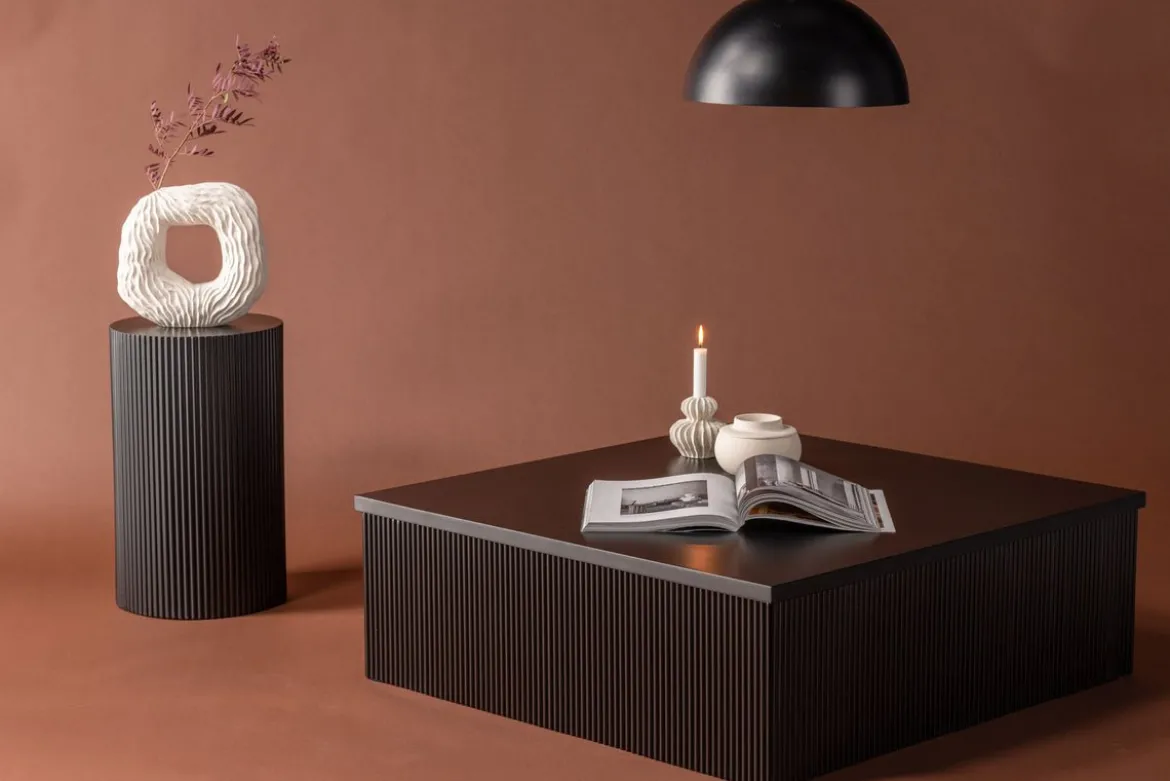 Couchtisch Aventus - in dlem Beige oder Schwarz