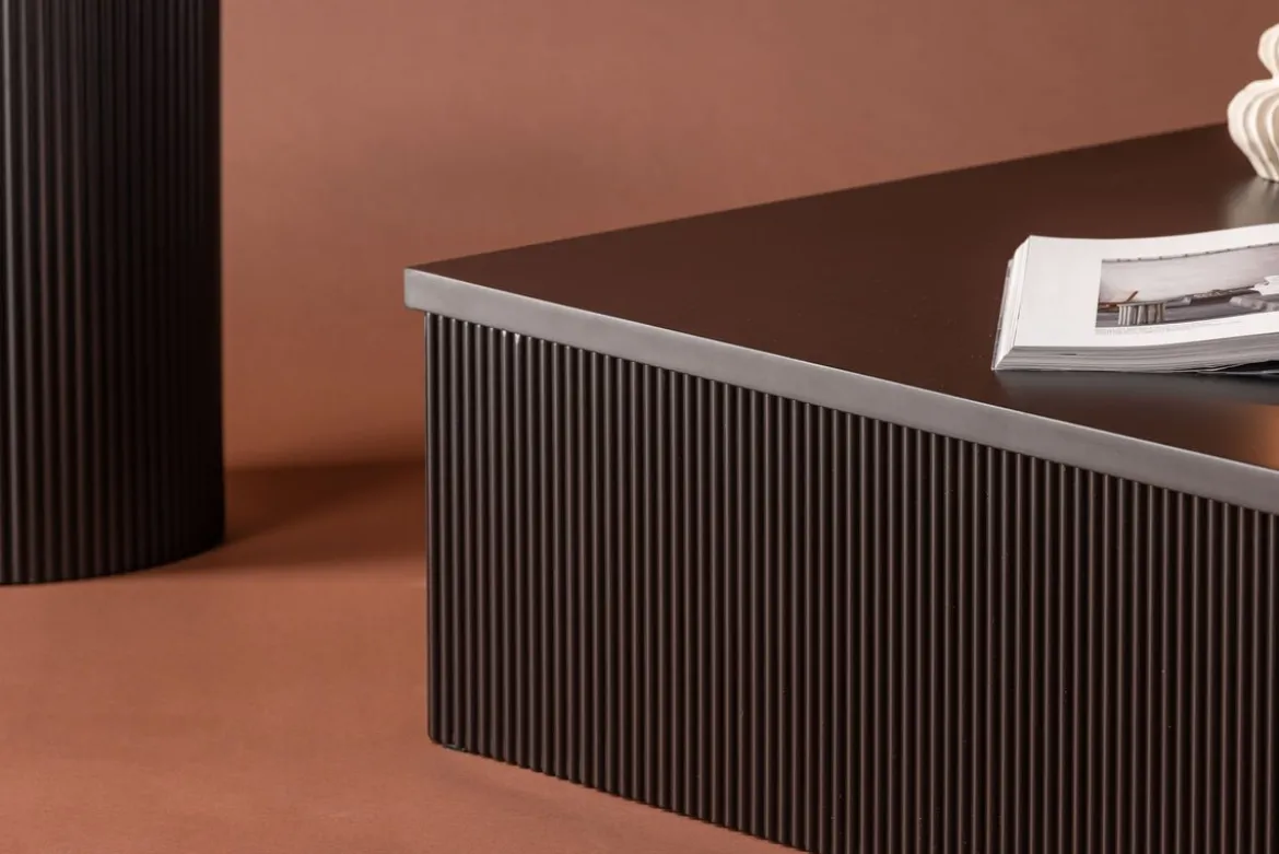 Couchtisch Aventus - in dlem Beige oder Schwarz